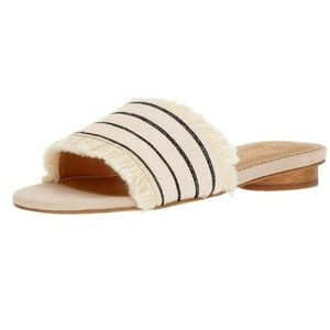 Splendid Women's Cream Baldwyn Slide Sandals Size 10